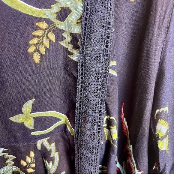 NEW Ananda’s Collection Blue Floral Dress Coverup size 1X - Picture 6 of 9